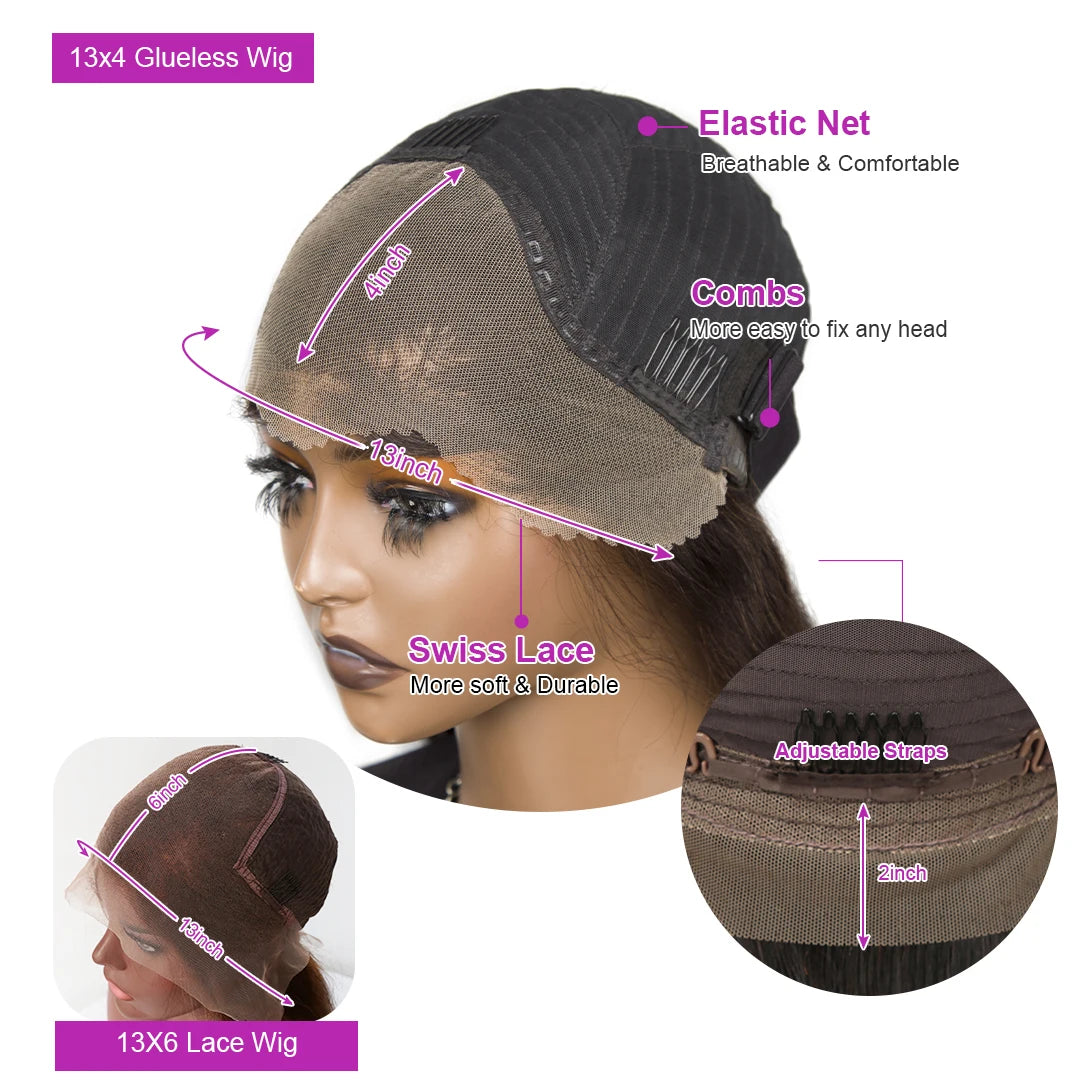 Ombre Brown Honey Blonde Body Wave Wig