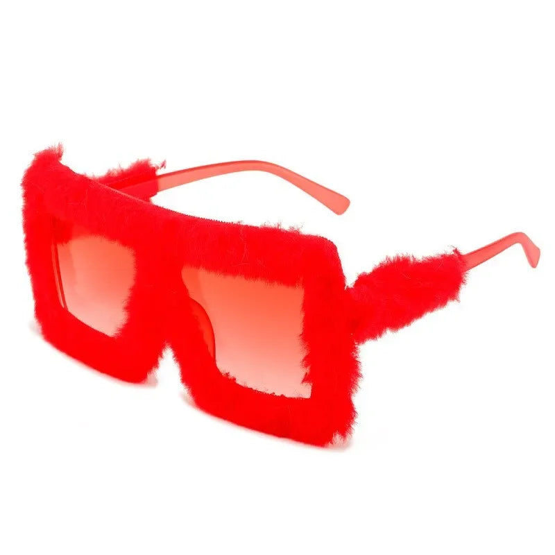 Velvet Frame Gradient Sunglasses