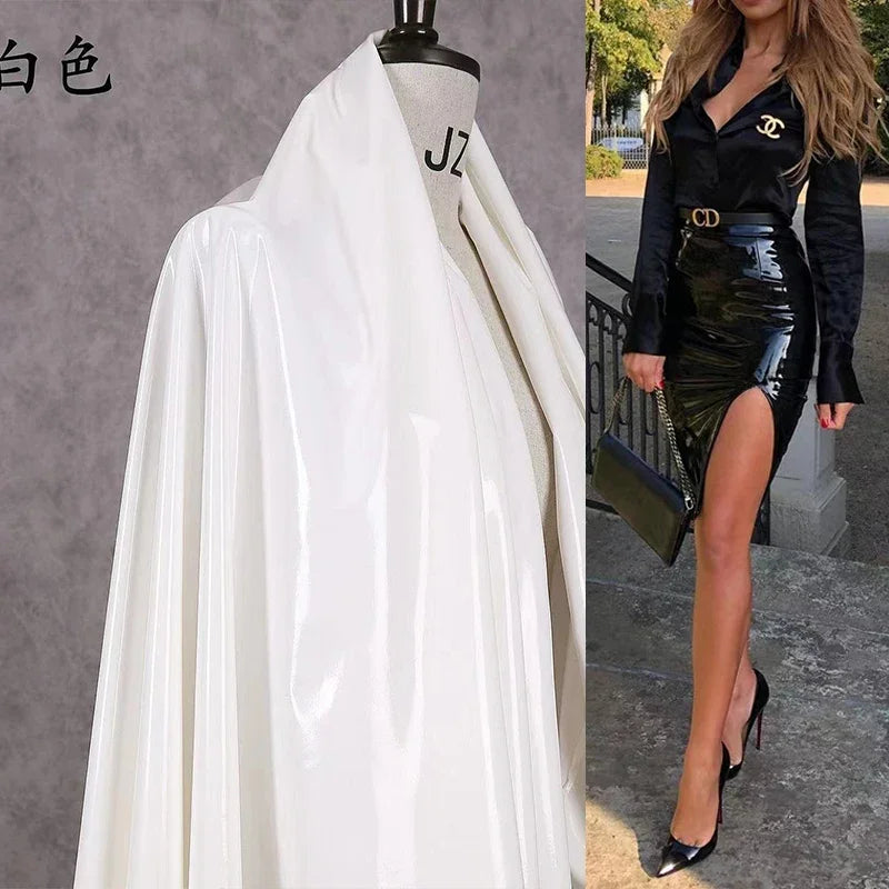 Women High Waist Faux Leather Mini Pencil Skirt Office Midi Hip Skirt Lady Stretchy 4xl Elegant Bodycon Skirts NEW Custom