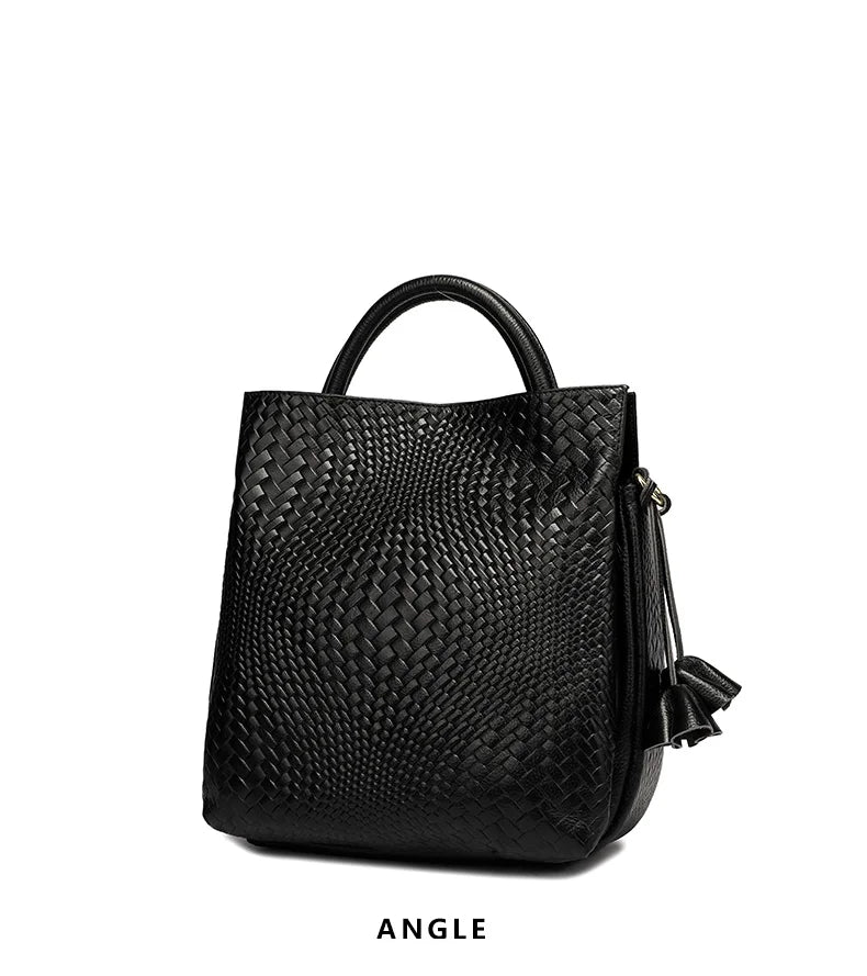 Premium Minimalist Top Layer Leather Tote Bag for Women