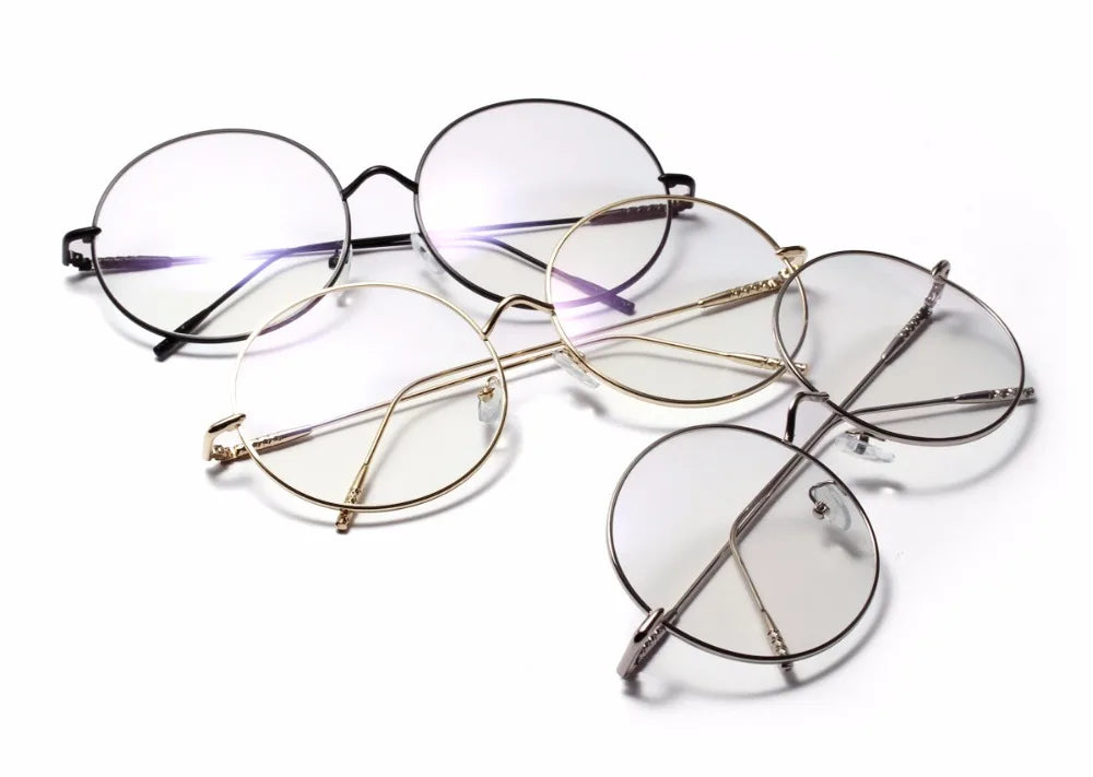 Blue Light Blocking Round Reading Glasses for Women
