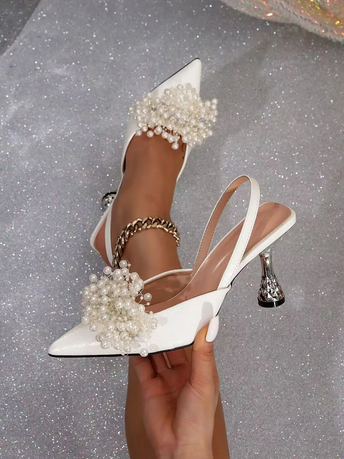 Elegant Leather Ankle Strap Kitten Heel Sandals for Women