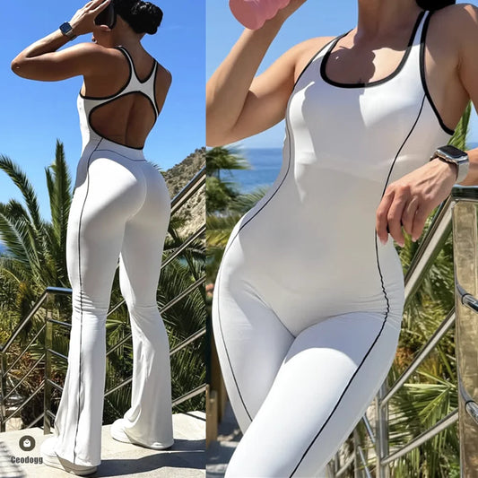 Breathable Nylon Spandex Jumpsuit