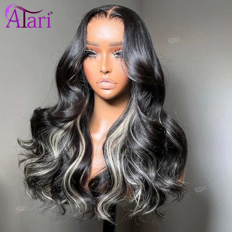 Brown Blonde Body Wave Lace Front Wig