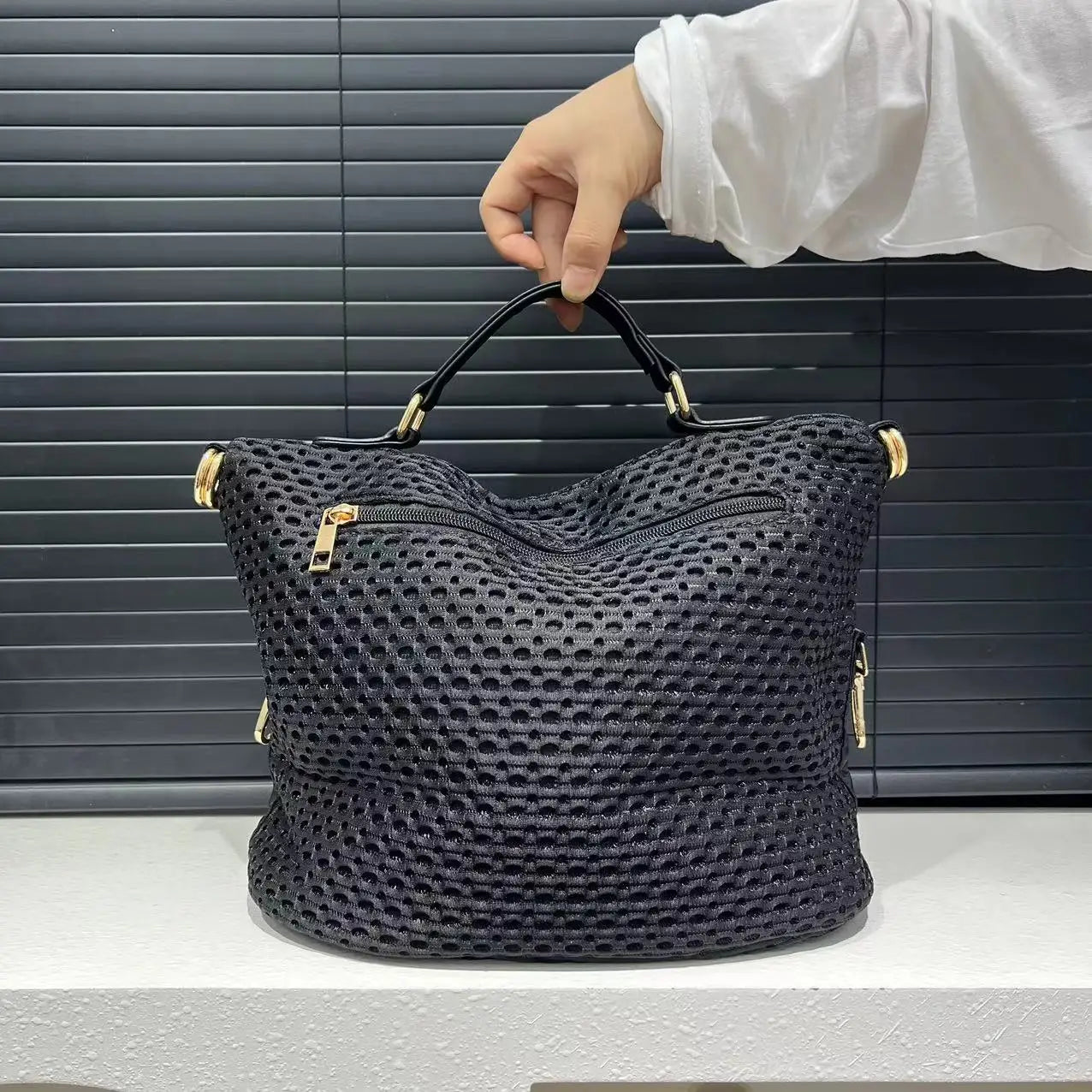 Lightweight Mesh Daily Use Crossbody Bag for Women