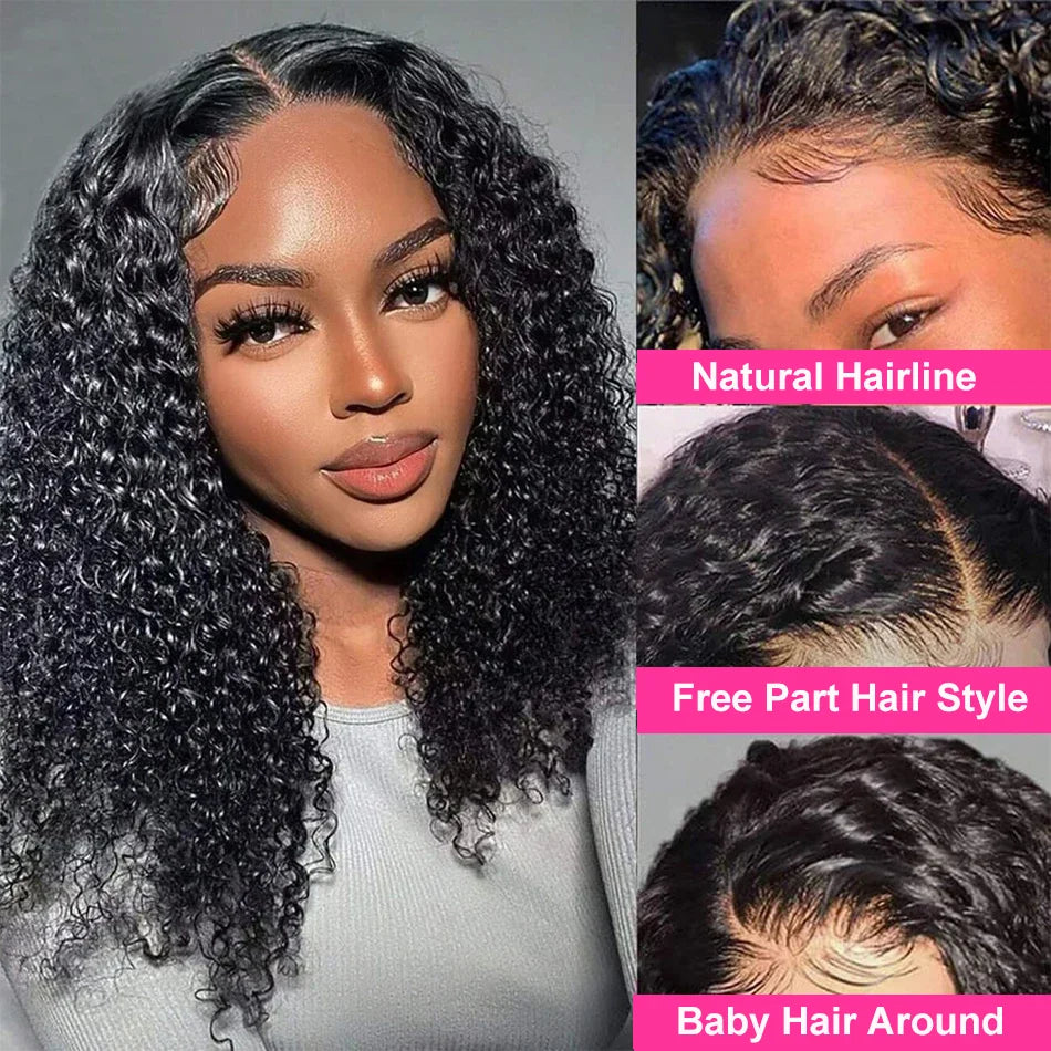 Deep Wave Bob Wig (10–16 Inch Options)