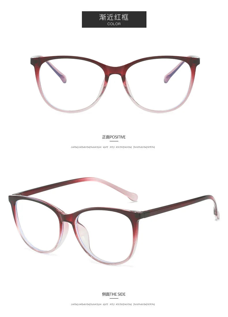 Ultralight Cat Eye Anti Blue Light Reading Glasses For Women