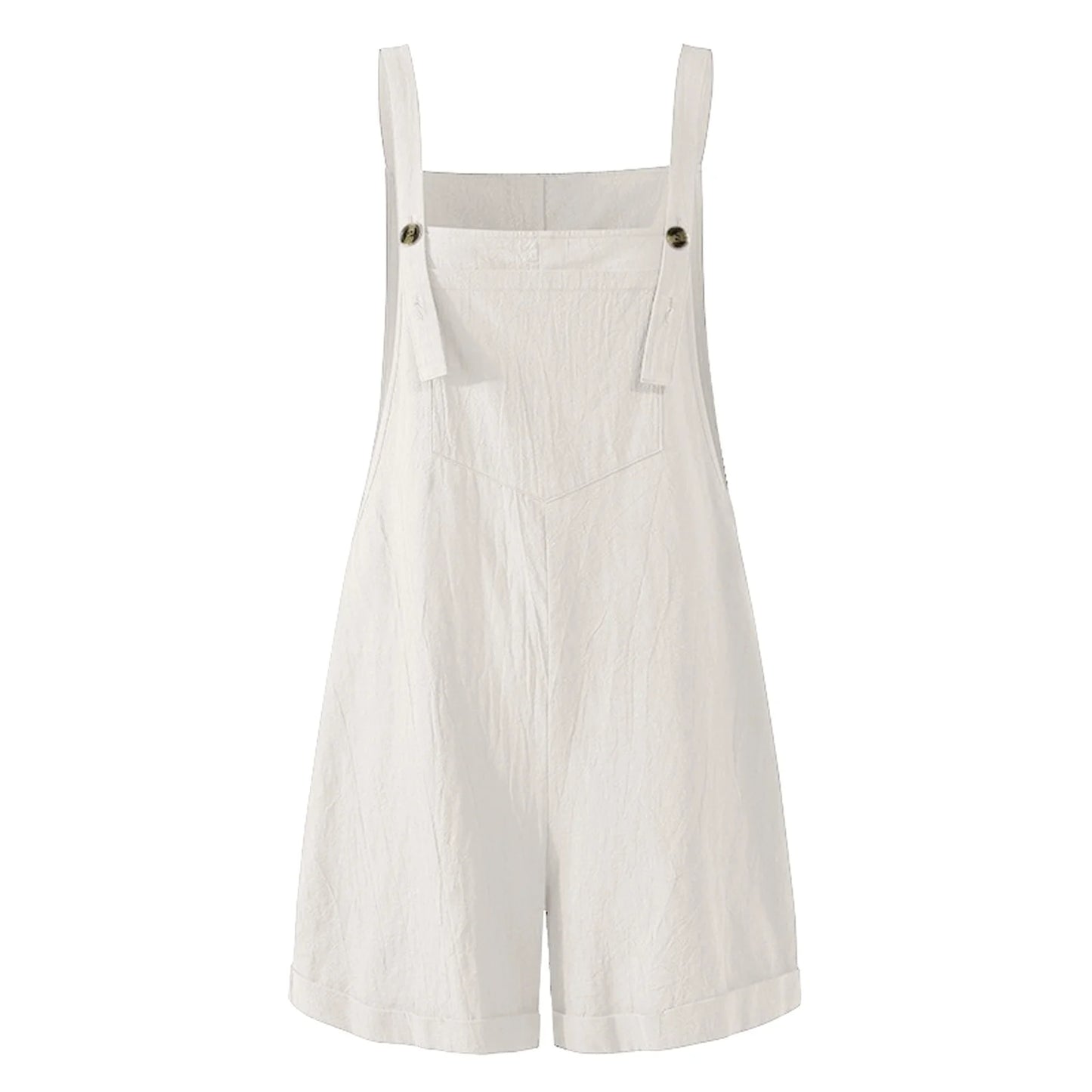 Loose Sleeveless Solid Color Casual Summer Romper for Women