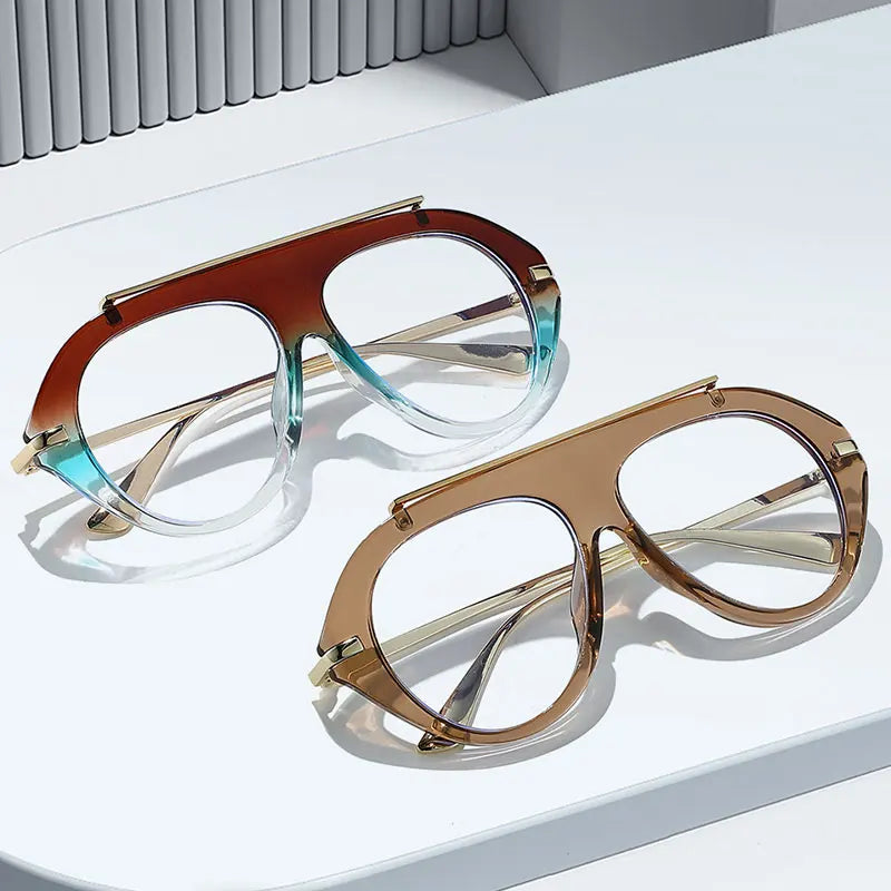 Oversized Blue Light Blocking Reading Glasses for Women