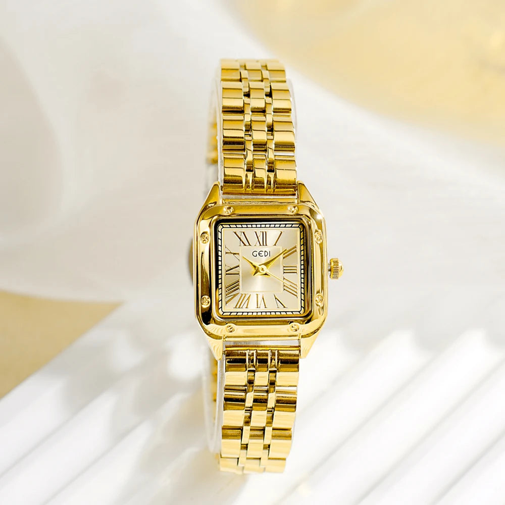 Vintage Square Quartz Women's Watch