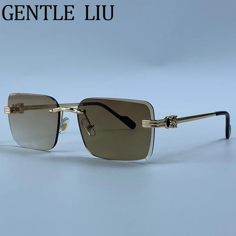 Rimless Photochromic Sunglasses