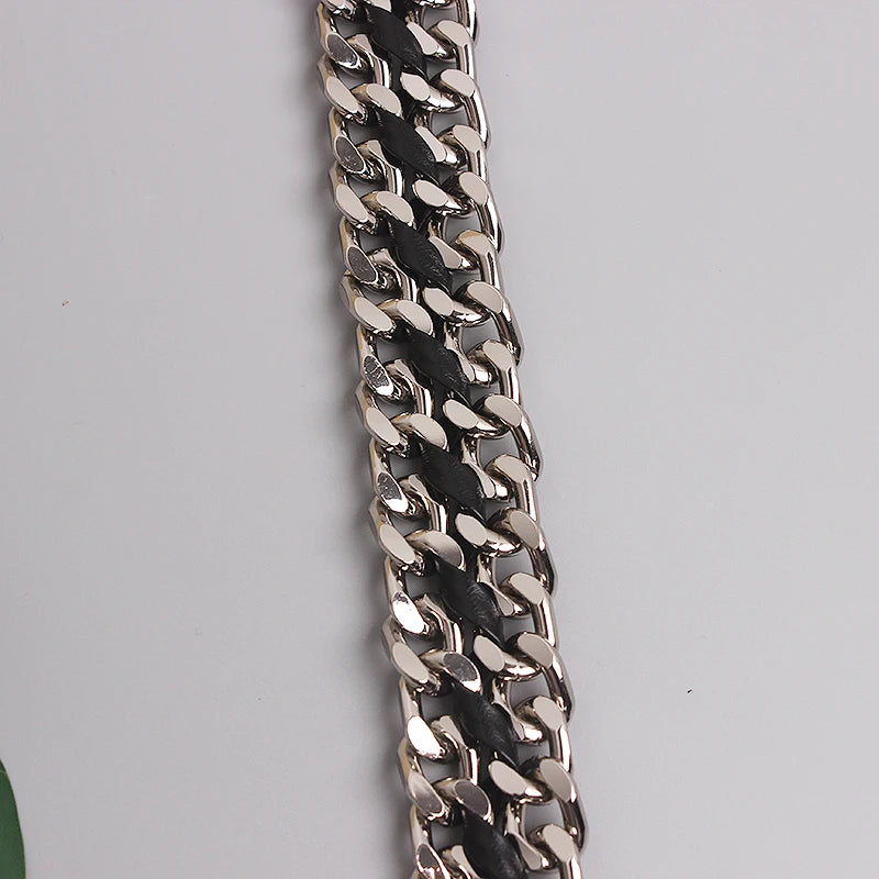 Trendy Gold Metal Decorative Waist Chain Belt for Women