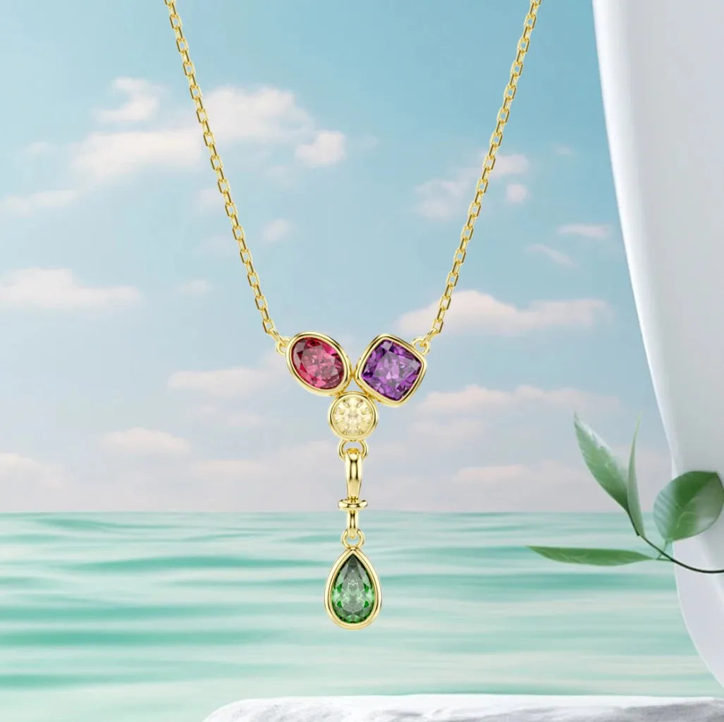 Mixed Cut Crystal Jewelry Set