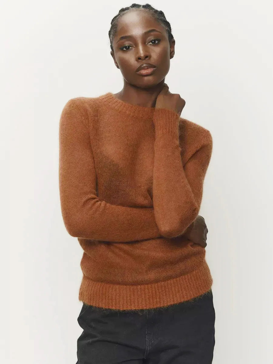 See Through Mesh Knit Sweater