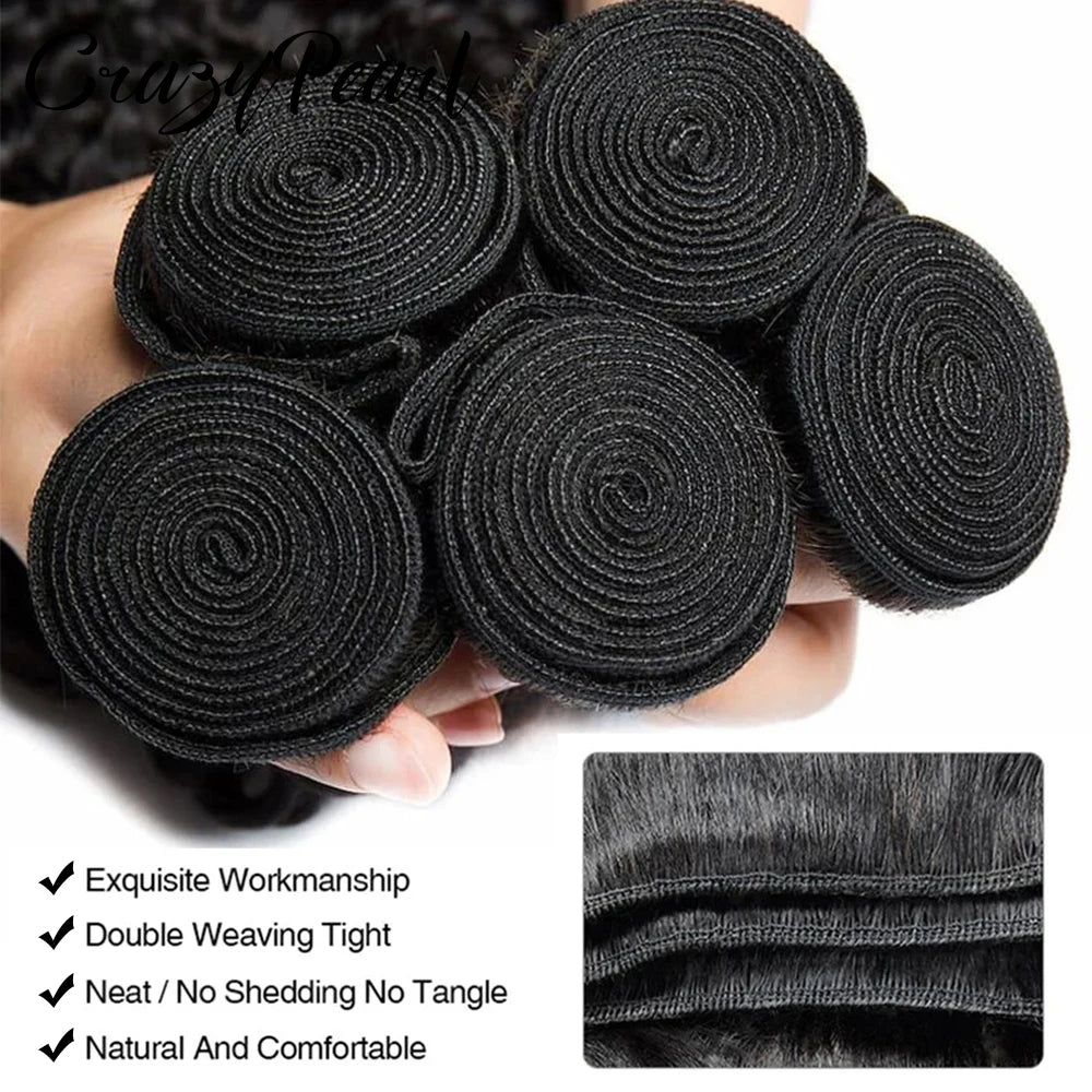 Unprocessed Body Wave Human Hair Bundles for Women