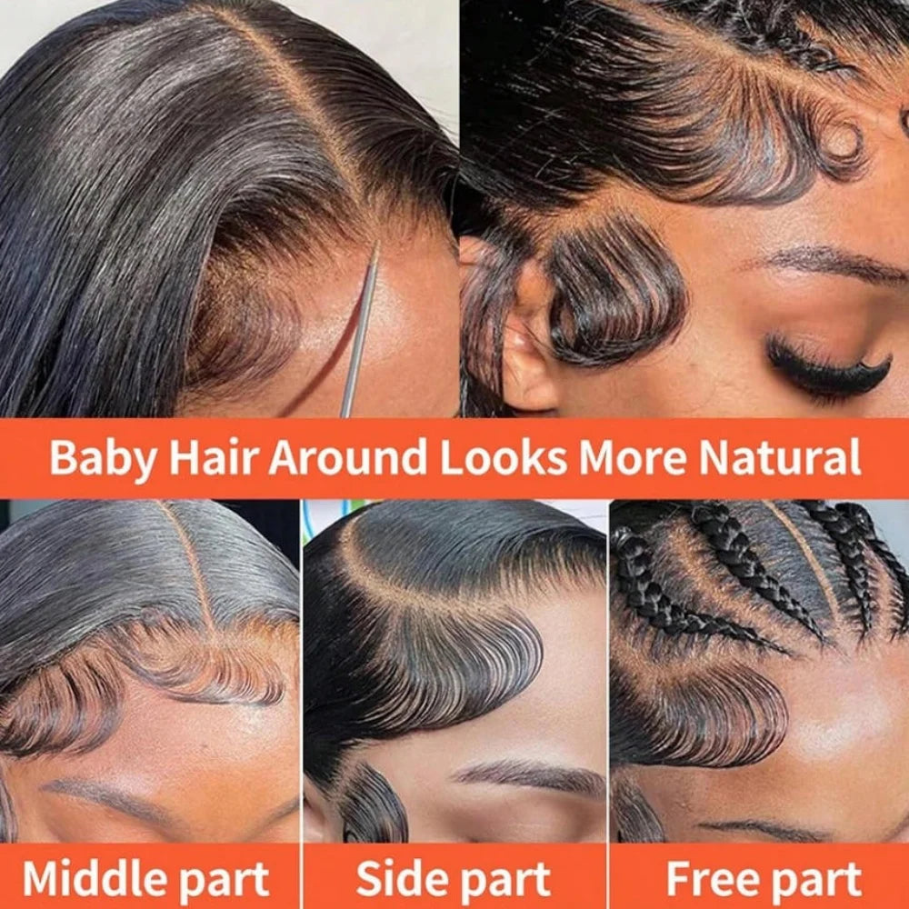 Straight Brazilian Lace Front Human Hair Wig for Women