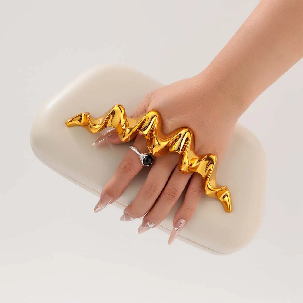 2025 Gold Metal Closure Box Clutch Bag for Women Vintage PU Leather Evening Bags Party Wedding Purse Clutch Elegant Prom Handbag