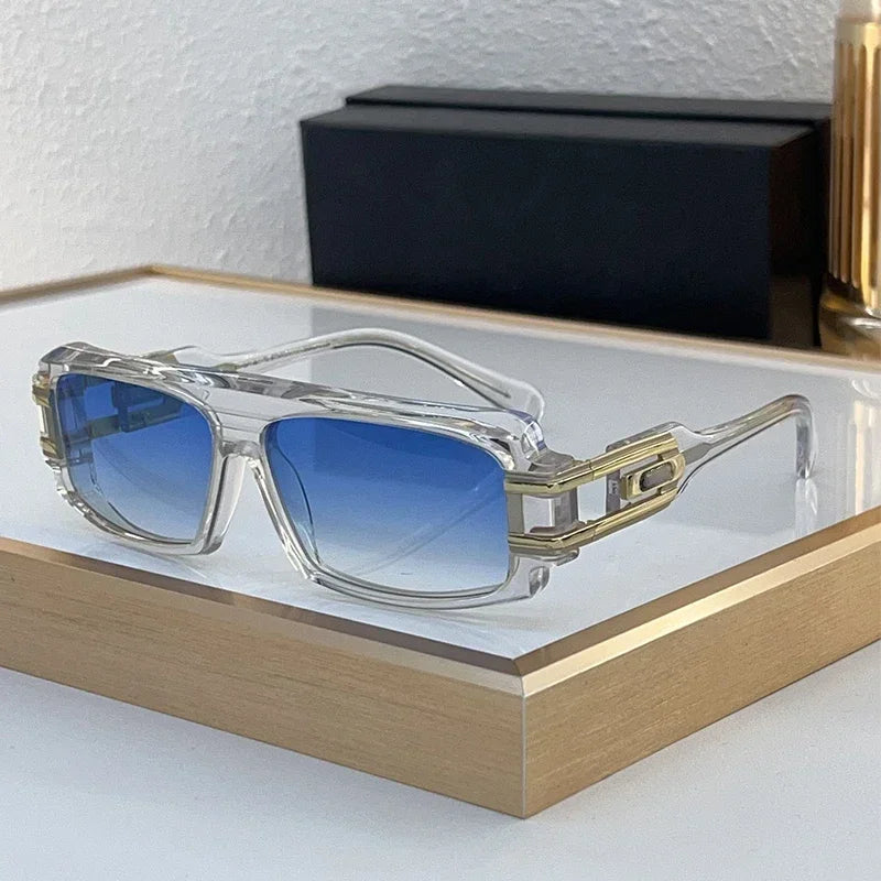 Acetate Square UV400 Sunglasses With Case for Women