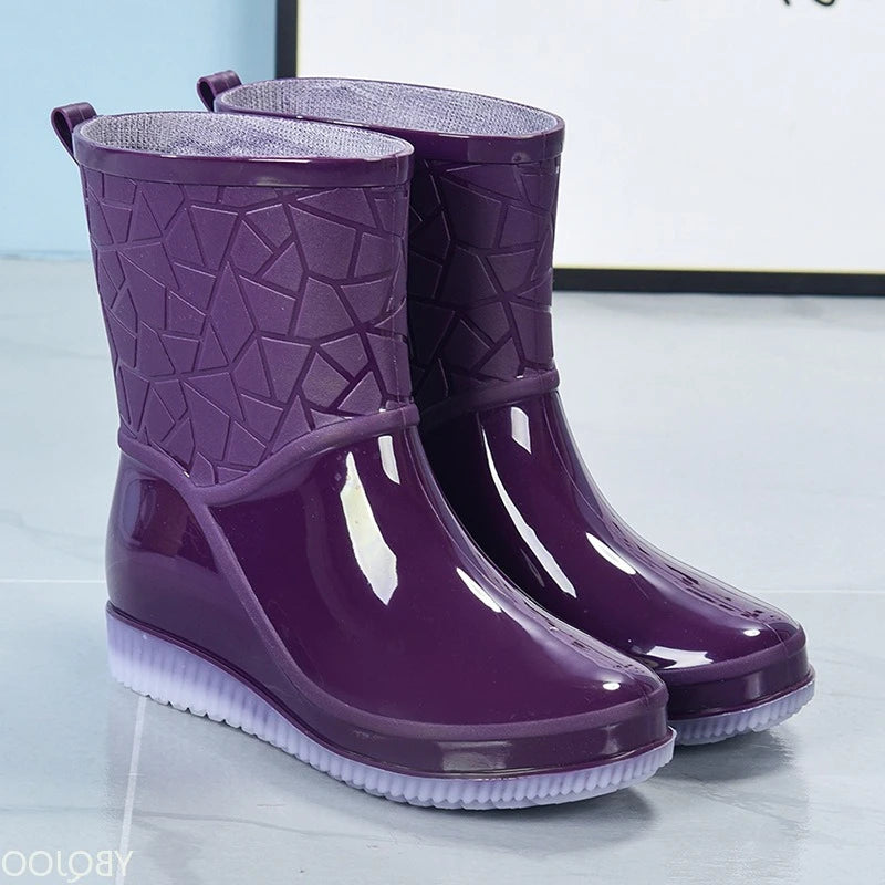 Stylish Waterproof Wedge Boots
