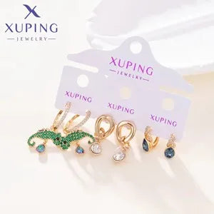 Simple Light Gold Tone Fashion Hoop Earrings for Women