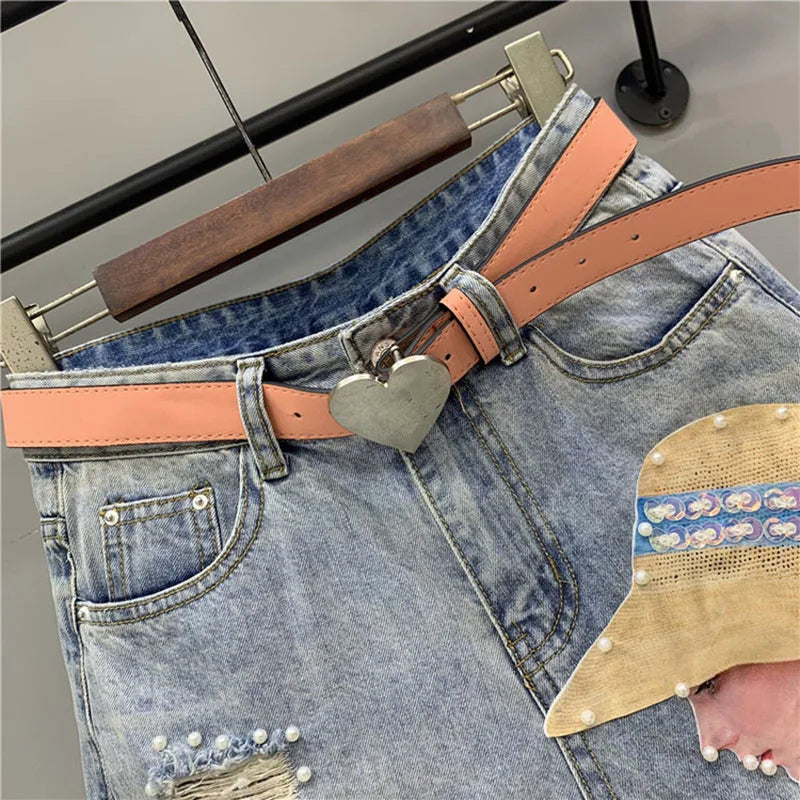 Tassel Bead Embellished Denim Shorts