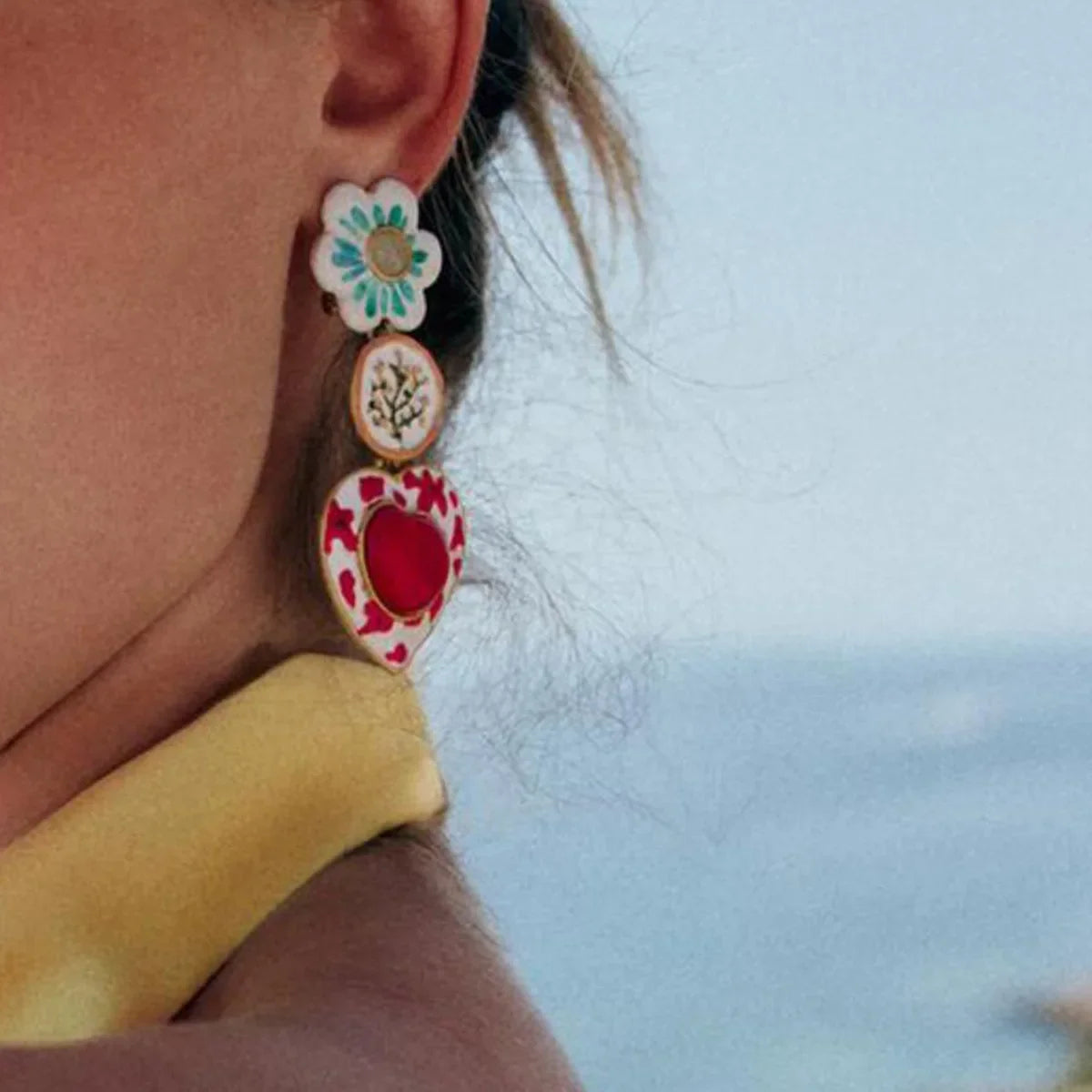 Medieval Enamel Jewelry Set