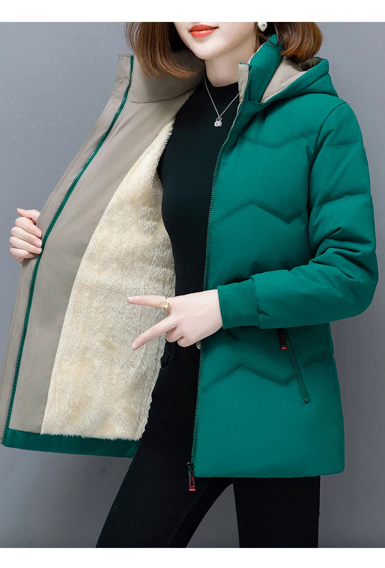 Slimming Winter Hooded Parka