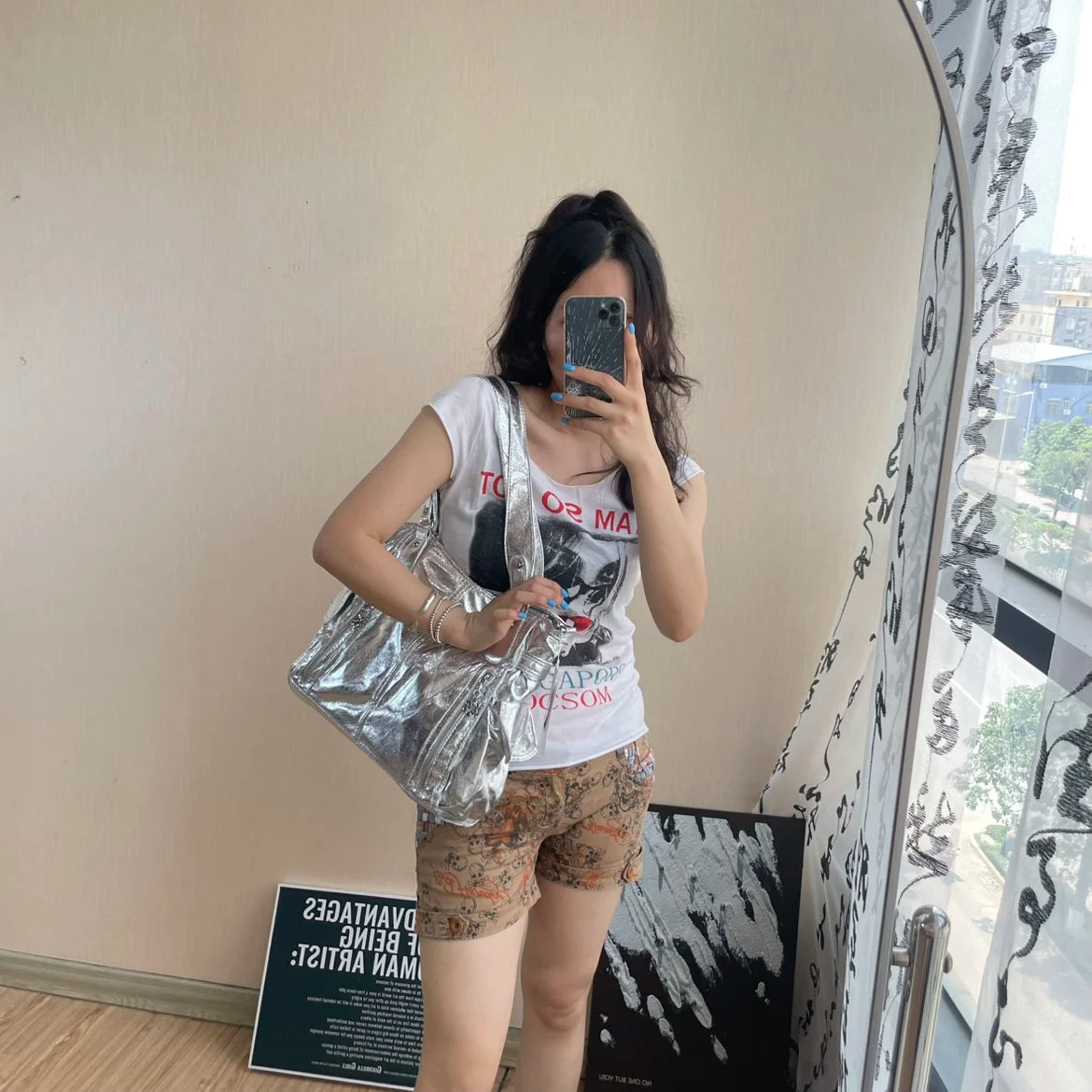 Original Designer Brand Retro Spice Special Metal Large Capacity Shoulder Handbag Crossbody Motorcycle Tote Bags for Women