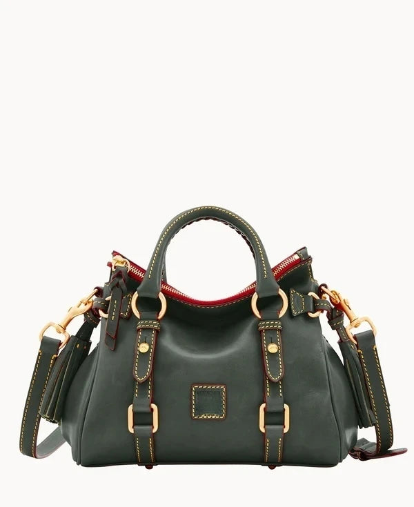 Florentine Micro Texture Satchel Bag