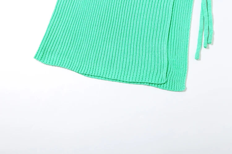 Backless Halter Dress