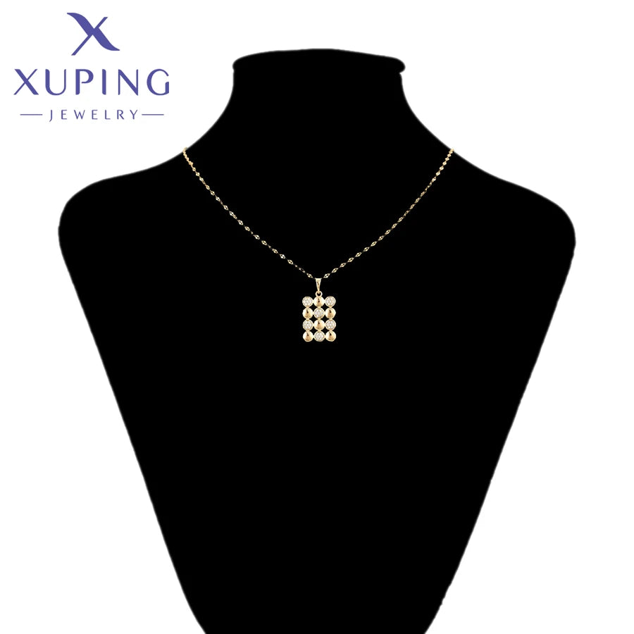 Charm Necklace And Hoop Earrings Set