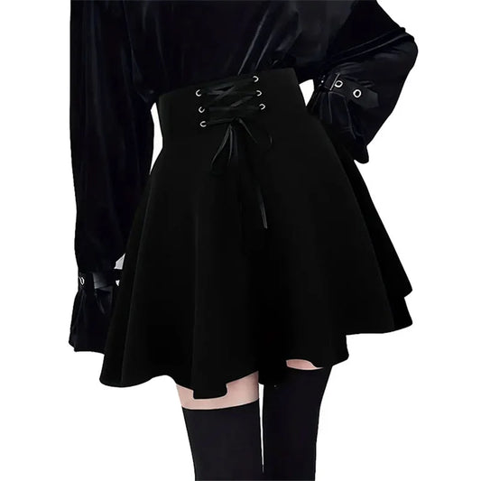 Gothic Punk Bandage Mini Skirt