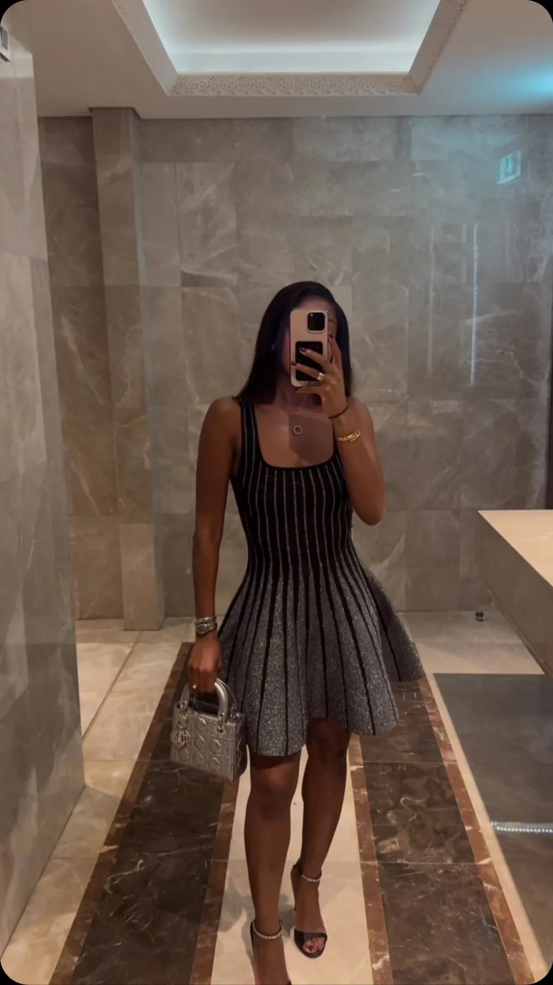 FAGADOER Summer Fashion Knit Bodycon Mini Dresses Women Square Collar Sleeveless Backless High Waist Dress Female Office Vestido