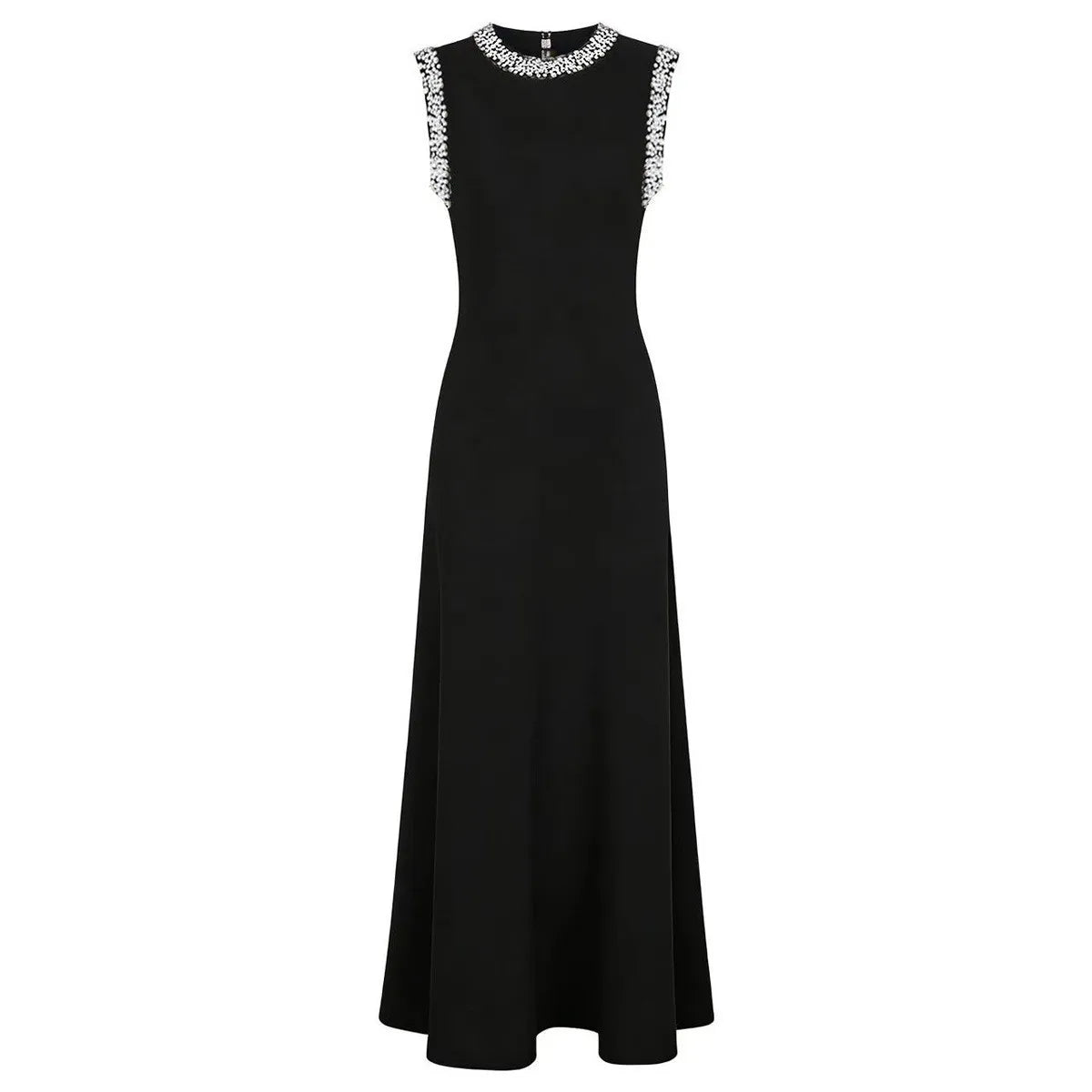 2026 Spring and Summer New High-end Heavily Rhinestone Sleeveless Maxi Dress Women's Fashion Slim-fit Elegant Party Gown Dresses