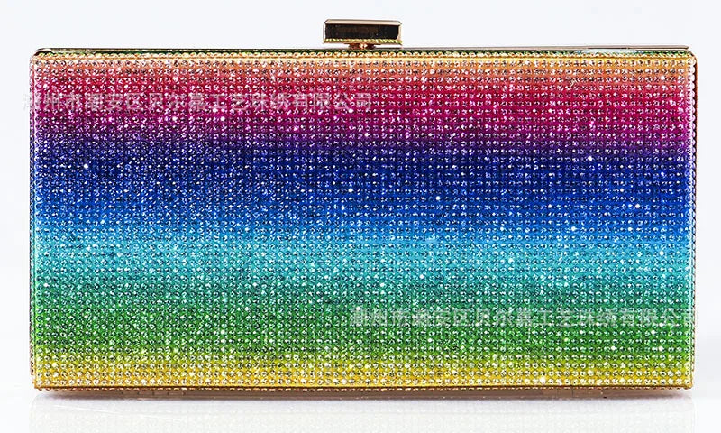 Rhinestone Diamond Evening Crossbody Clutch Bag for Women