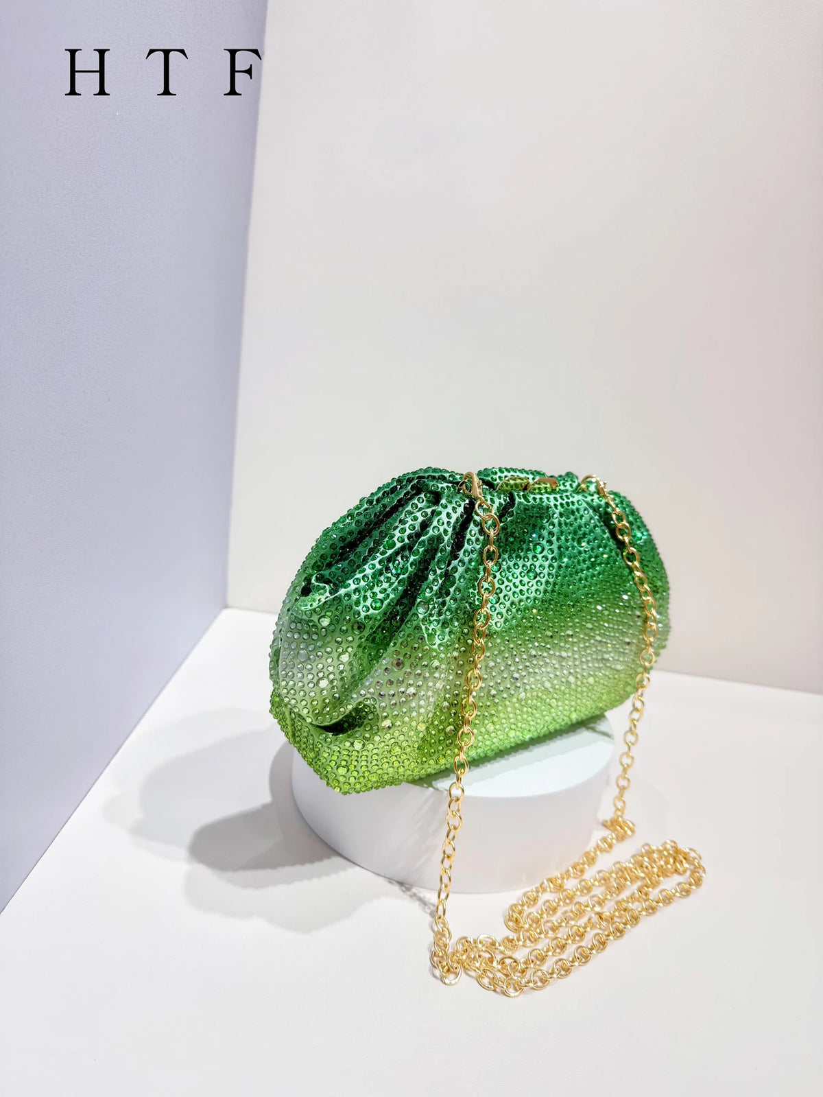 Sparkling Rhinestone Evening Clutch Shoulder Bag for Women