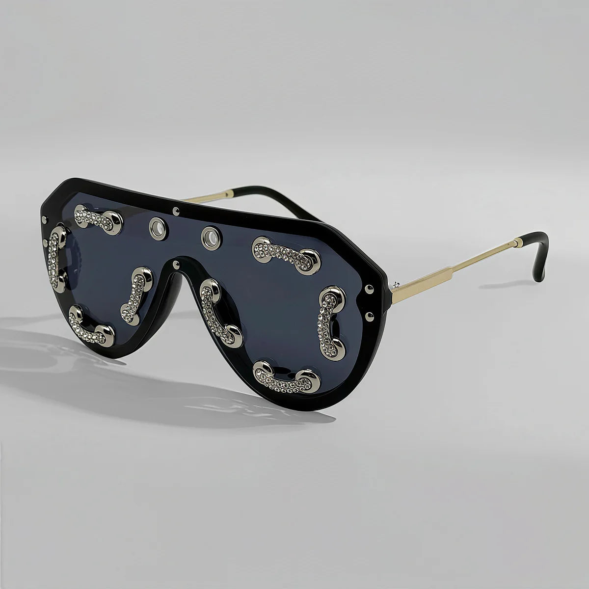 Futuristic Shield Fashion Sunglasses
