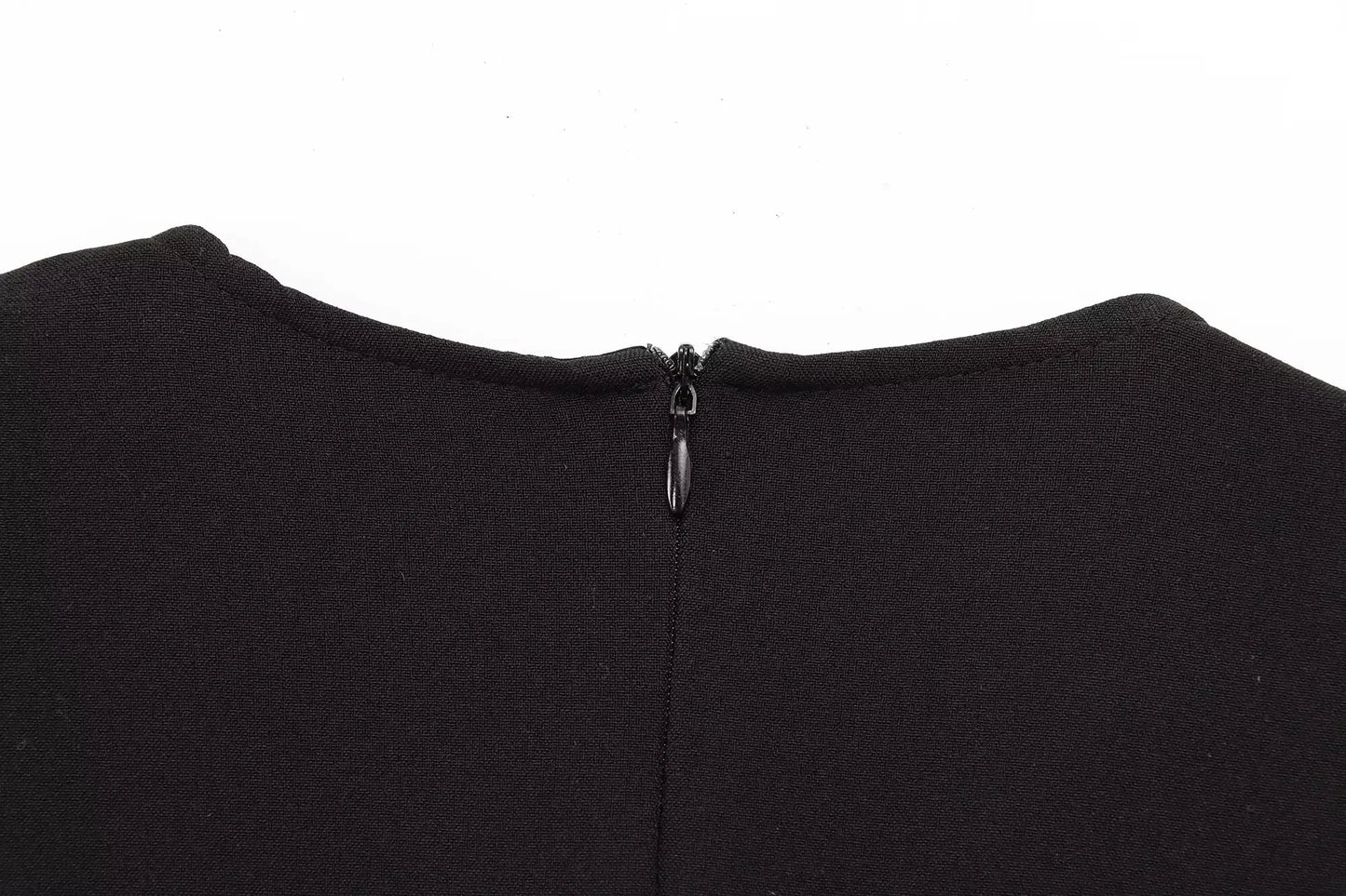 Sleek Belted Round Neck Classic Office Suit Set for Women