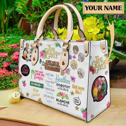 Structured PU Leather Tote Bag
