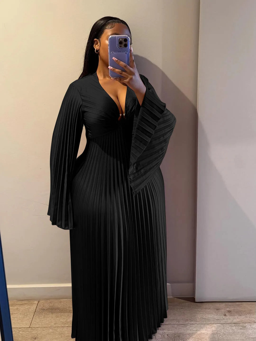 Elegant African Wedding Maxi Kaftan Dress for Women