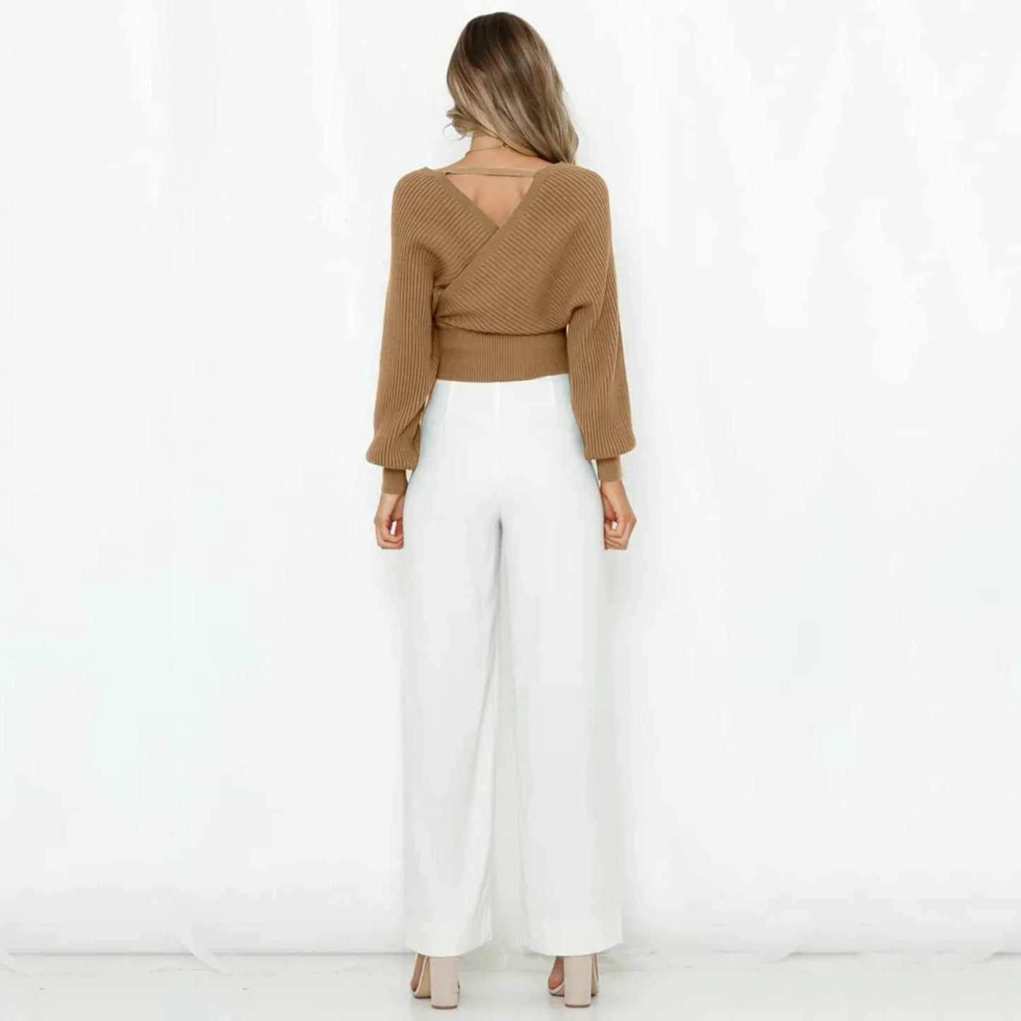 Women Pullovers Sweaters Knitted V Neck Full Sleeve Jumpers Y2k Streetwear Elegant Splice Knit Work Causal Tops Autumn Winter