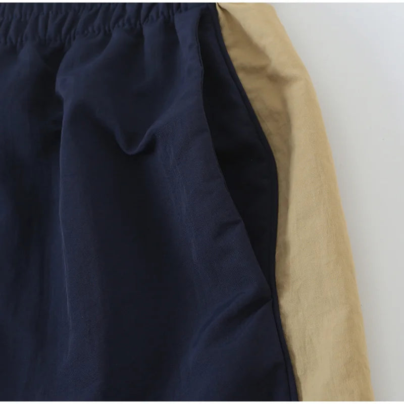 Color Block Two Piece Tracksuit With Cropped Jacket for Women