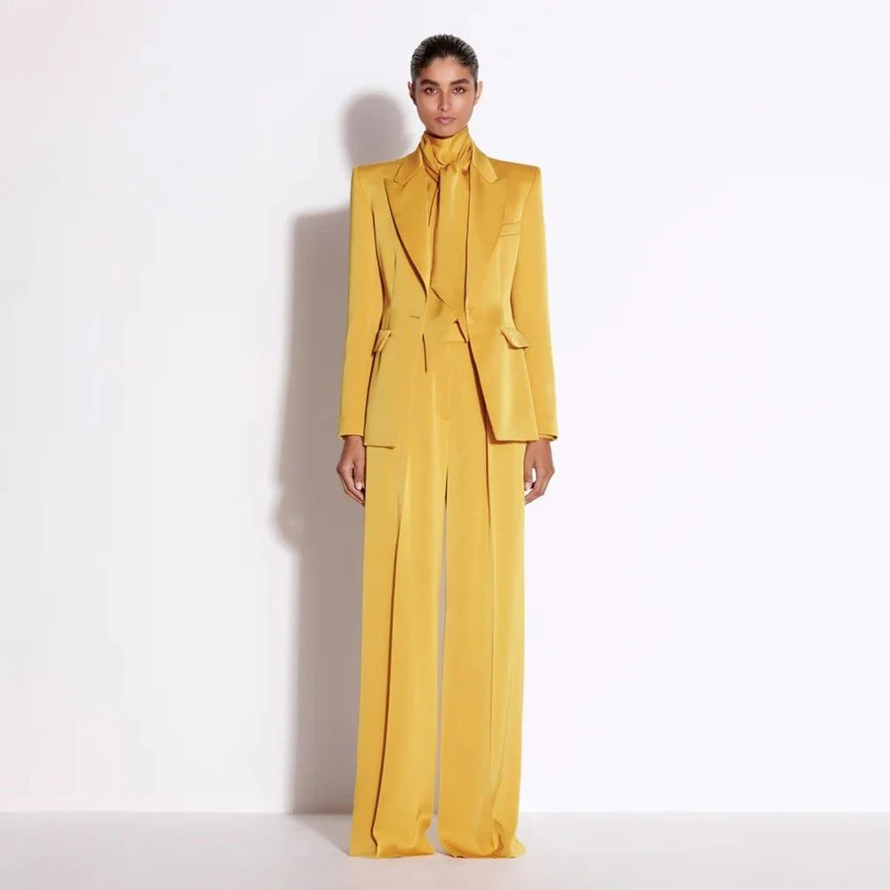 Professional Tailored Two Piece Business Suit For Women