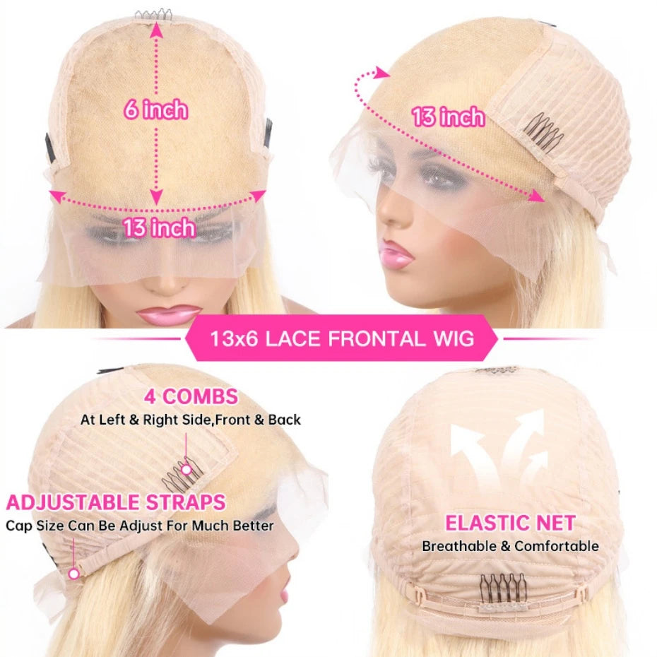 Vibrant Body Wave Lace Front Human Hair Wig for Women