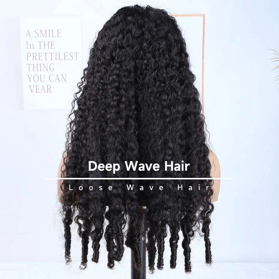 Textured Deep Wave Wig