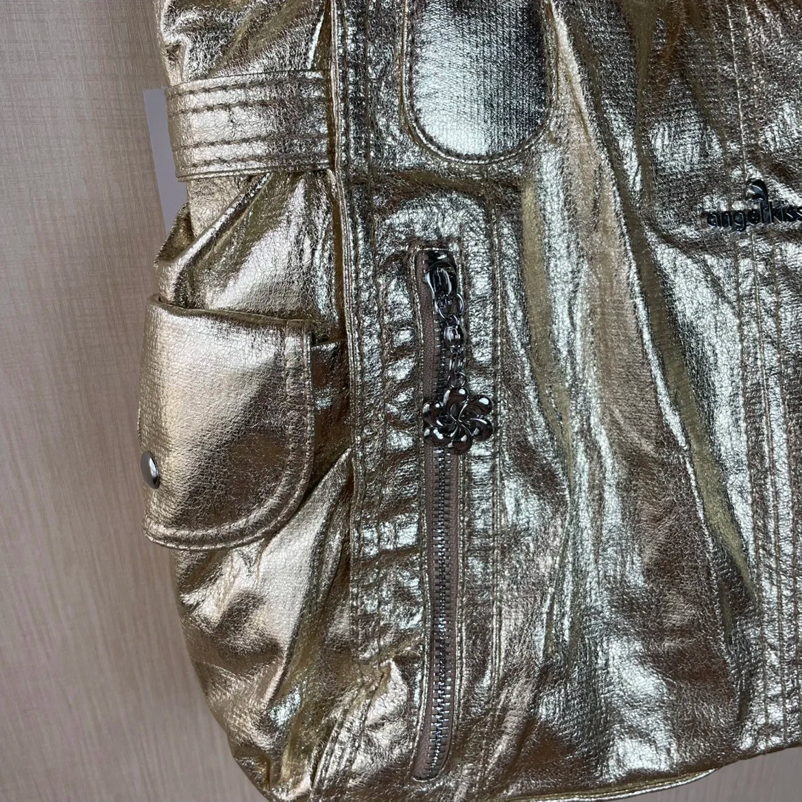 Original Designer Brand Retro Spice Special Metal Large Capacity Shoulder Handbag Crossbody Motorcycle Tote Bags for Women