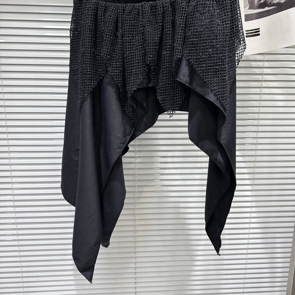 Irregular A Line Patchwork And Zipper Midi Skirt For Women