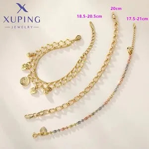Gold Tone Copper Alloy Hoop Earrings