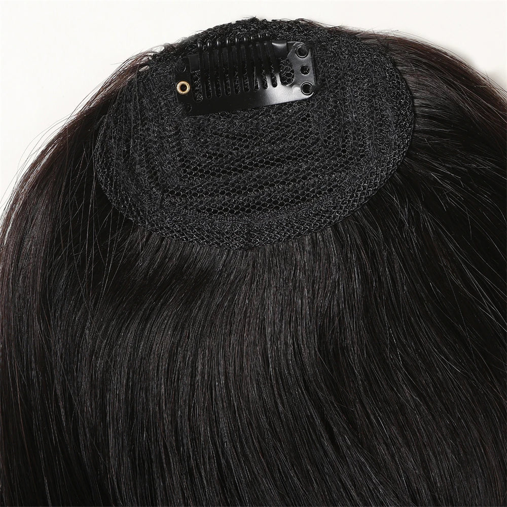 Thick Clip In Human Hair Bangs With Temples for Women