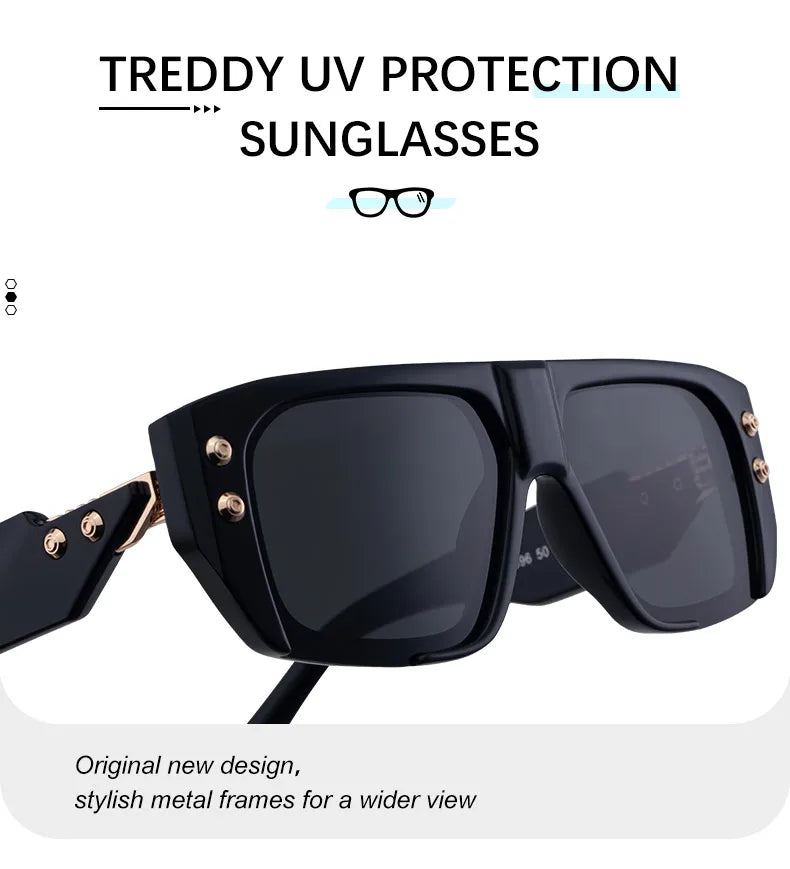 Punk Square Polarized Sunglasses